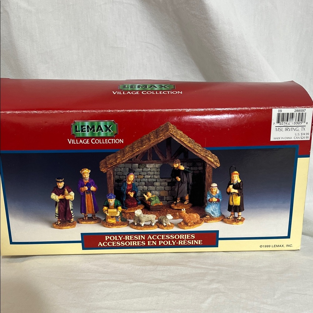 Lemax Village Collection 1999 Poly-Resin Nativity Set